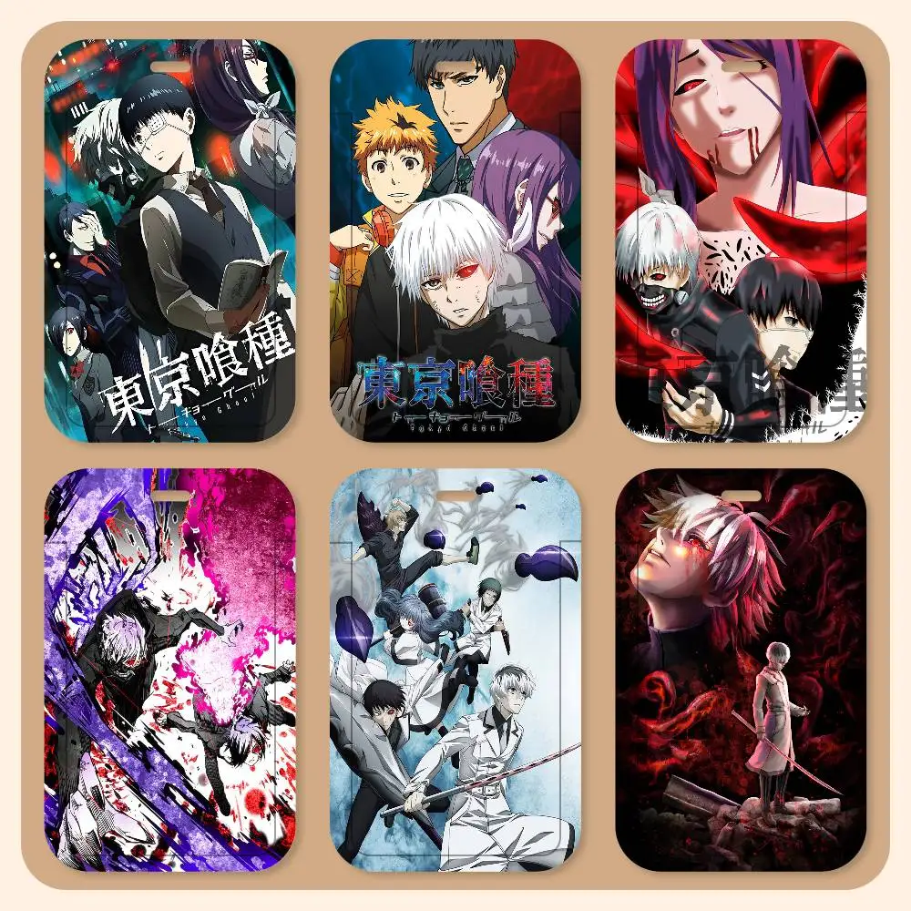 

Tokyo Ghoul Anime Lanyard Card Holders Student ID Card Holders Neckband Card Holders Access Control Accessories Gifts