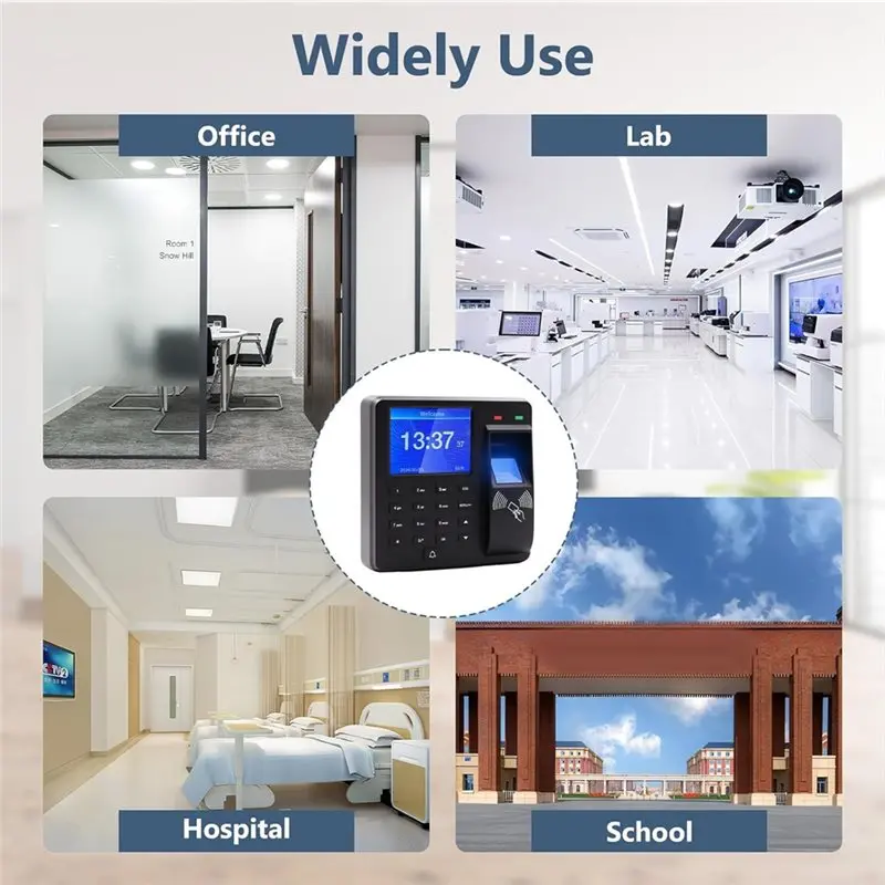 B63B-RFID Enabled 1000 Fingerprints Fingerprint/Password ID Card Time Attendance Machine With Access Control Identification