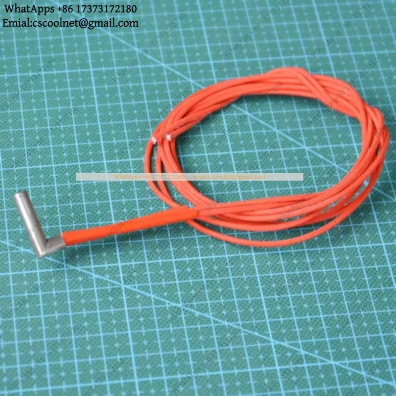 JS01 2pcs 40W Ceramic Cartridge Heater Right Angle 12V 24V Heating Element for 3D Printer