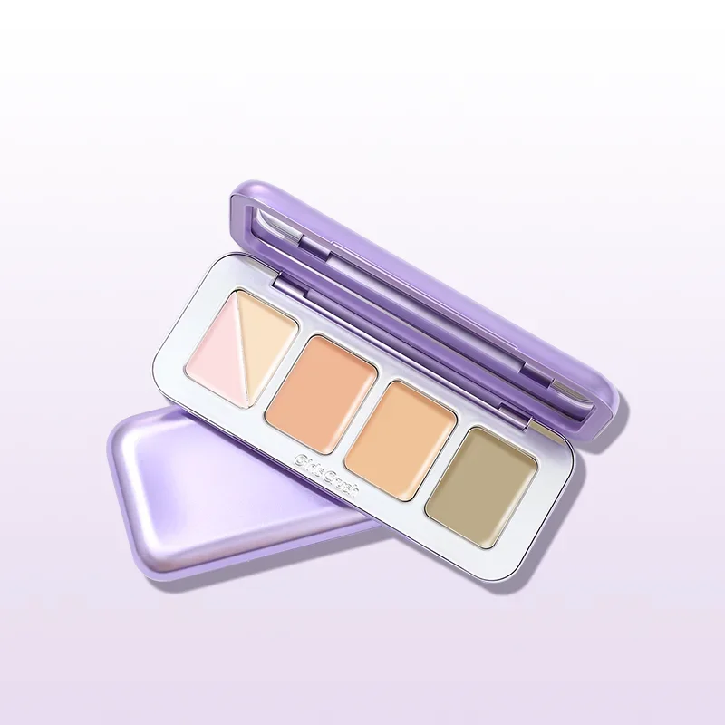 

GirlsCrush 5 Color Correcting Concealer Palette-Cover Spots,Dark Circles,Brighten Tear Troughs & Nasolabial Folds Cosmeticos