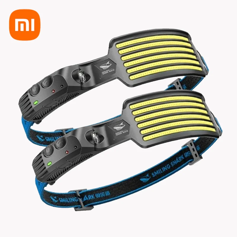 Xiaomi COB Headlamp Powerful Induction LED Sensor Head Torch USB Charging with Battery Flashlights for Fishing Outdoor Riding