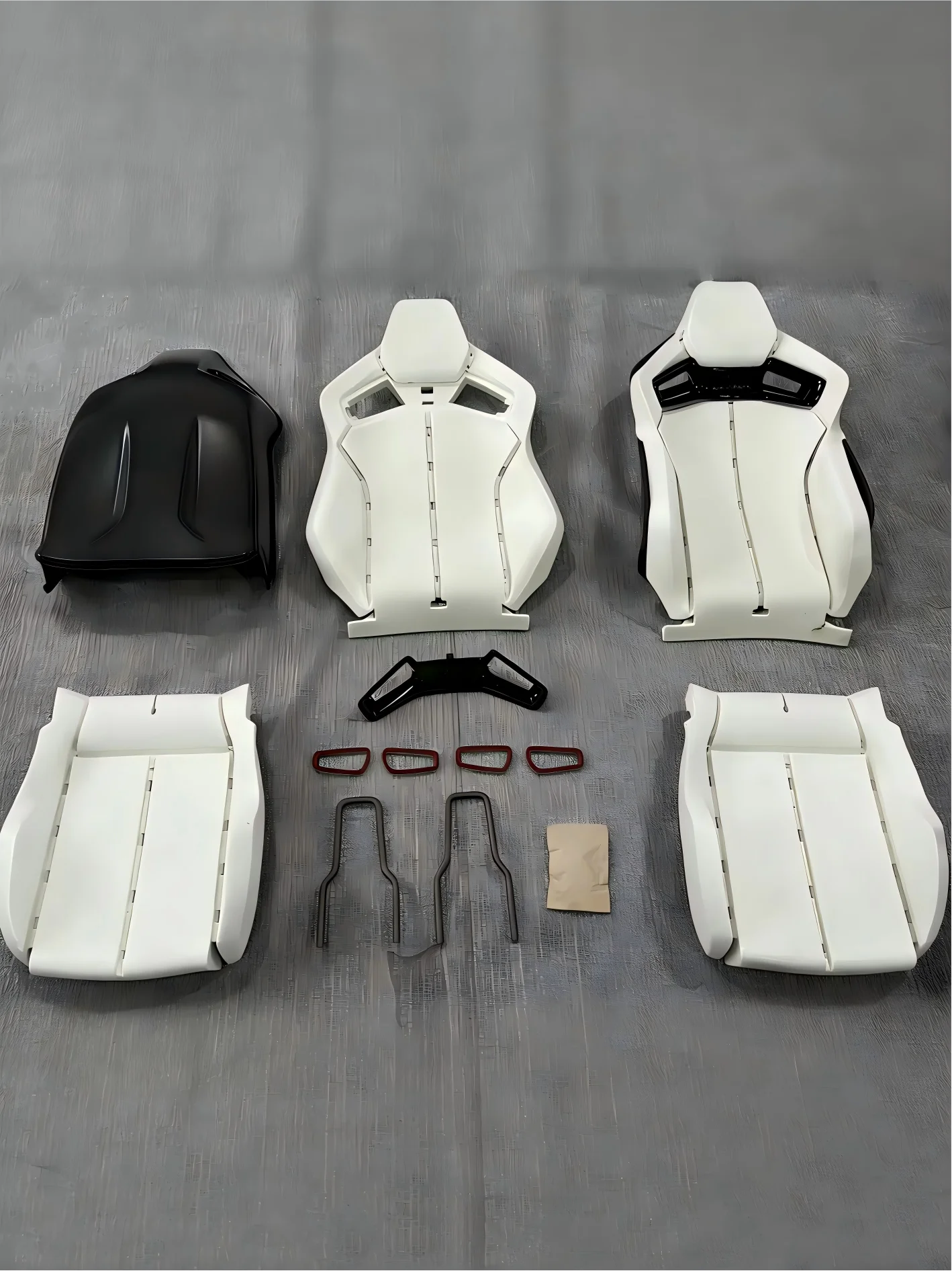 Universal Reclining Black Left and Right Side New Design Style Racing Bucket Seats Modified Car Seats