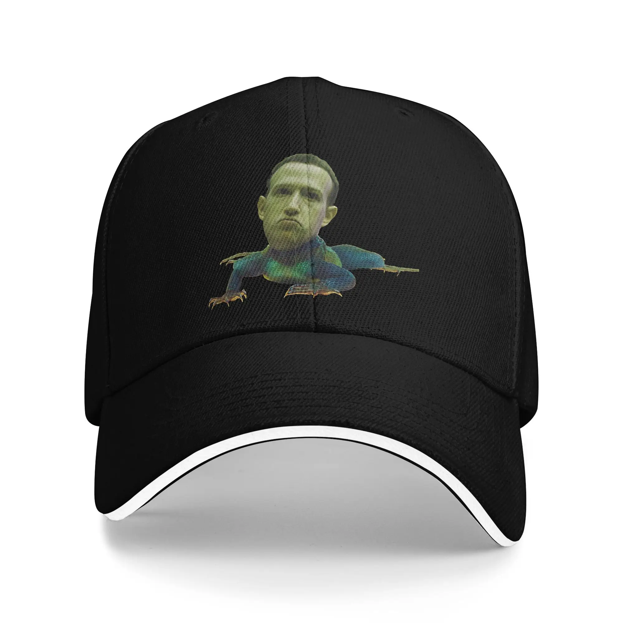 Mark Zuckerberg Is A Lizard Accessories Men Women Baseball Cap  Dad Hat Retro Travel Headwear Adjustable Snapback Hat