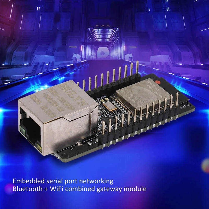 WT32-ETH01 Embedded Serial Port Networking Bluetooth + Wifi Combo Gateway Module