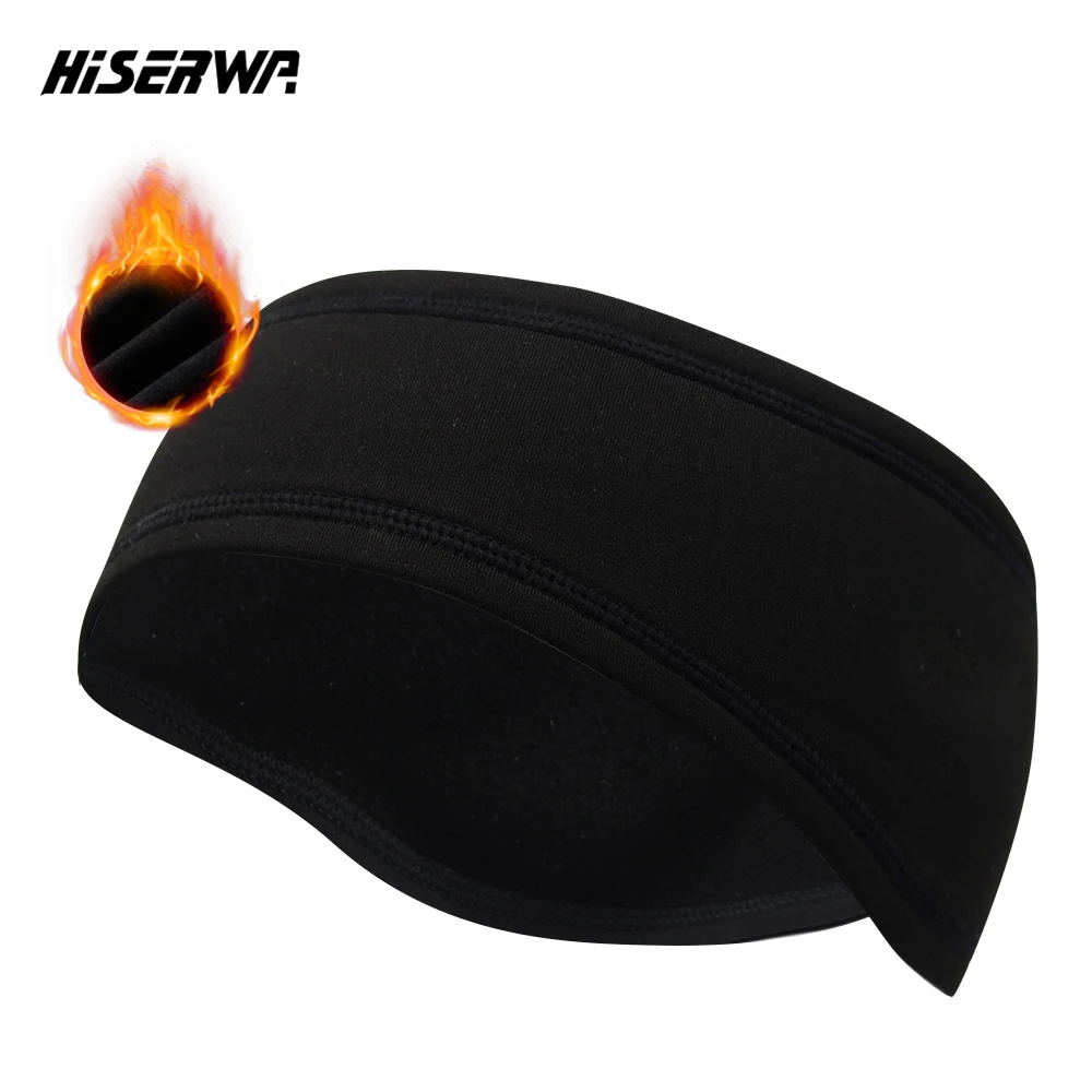 Cycling Winter Warm Sport Headband Men Women Thermal Fleece Bike Headband Windproof Outdoor Running Hiking Ski Bicycle Headband