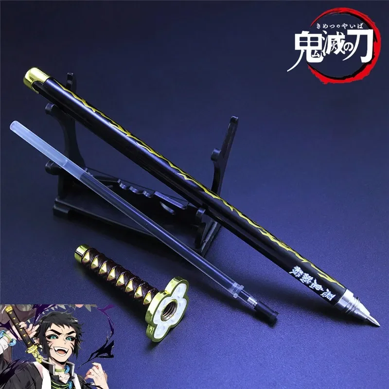 NONE Dämon Slayer Schwerter Die Liebe Hashira Kanroji Mitsuri Stift Schwerter Nichirin Klinge Waffe Anime Katana Samurai Messer Halloween Geschenke 9