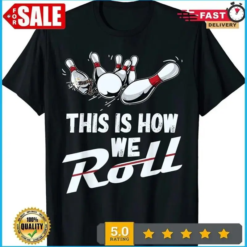 

НОВАЯ футболка LIMITED Team для боулинга This Is How We Roll S 5XL