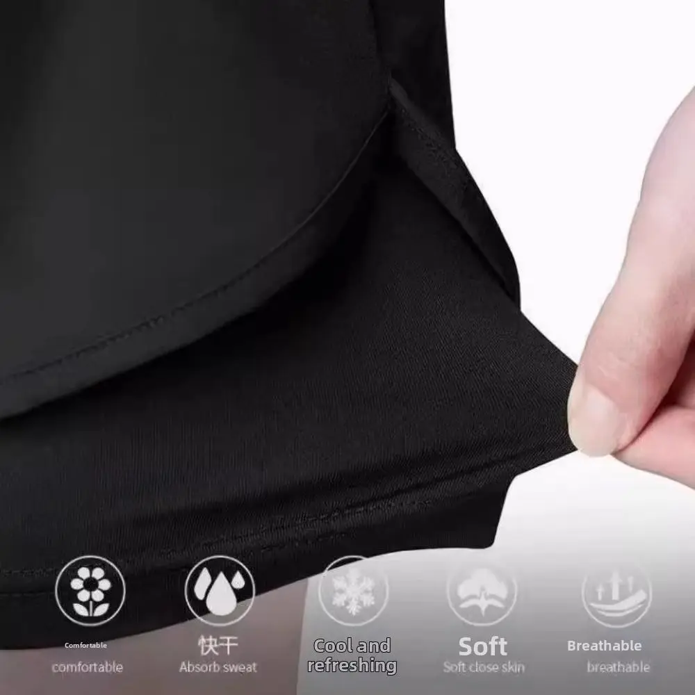 

Stripe Swimming Trunks Shorts Anti Glare Mid Waist Men Sports Training Shorts Quick-drying Elastic Men's Jogging Shorts Men