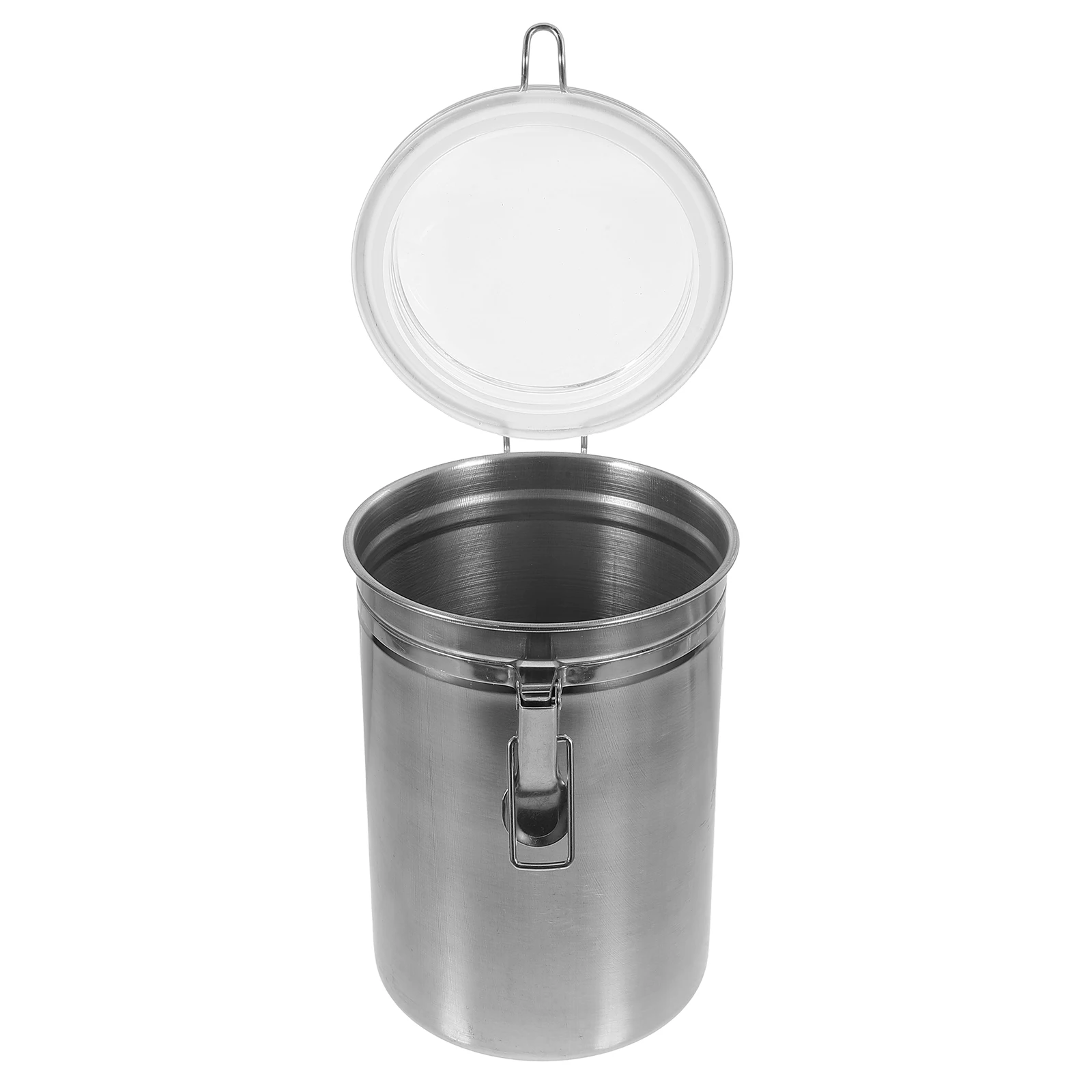 

Airtight Food Storage Canister Reusable Tea Coffee Bean Container Metal Multi Function Supplies Jar Kitchen Spice Jars
