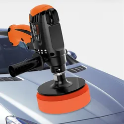 Electric Car Polisher Electric Waxing Machine 980W Six Gears Adjustable Speed Car Polishing Machine Automobile Polishing Tool