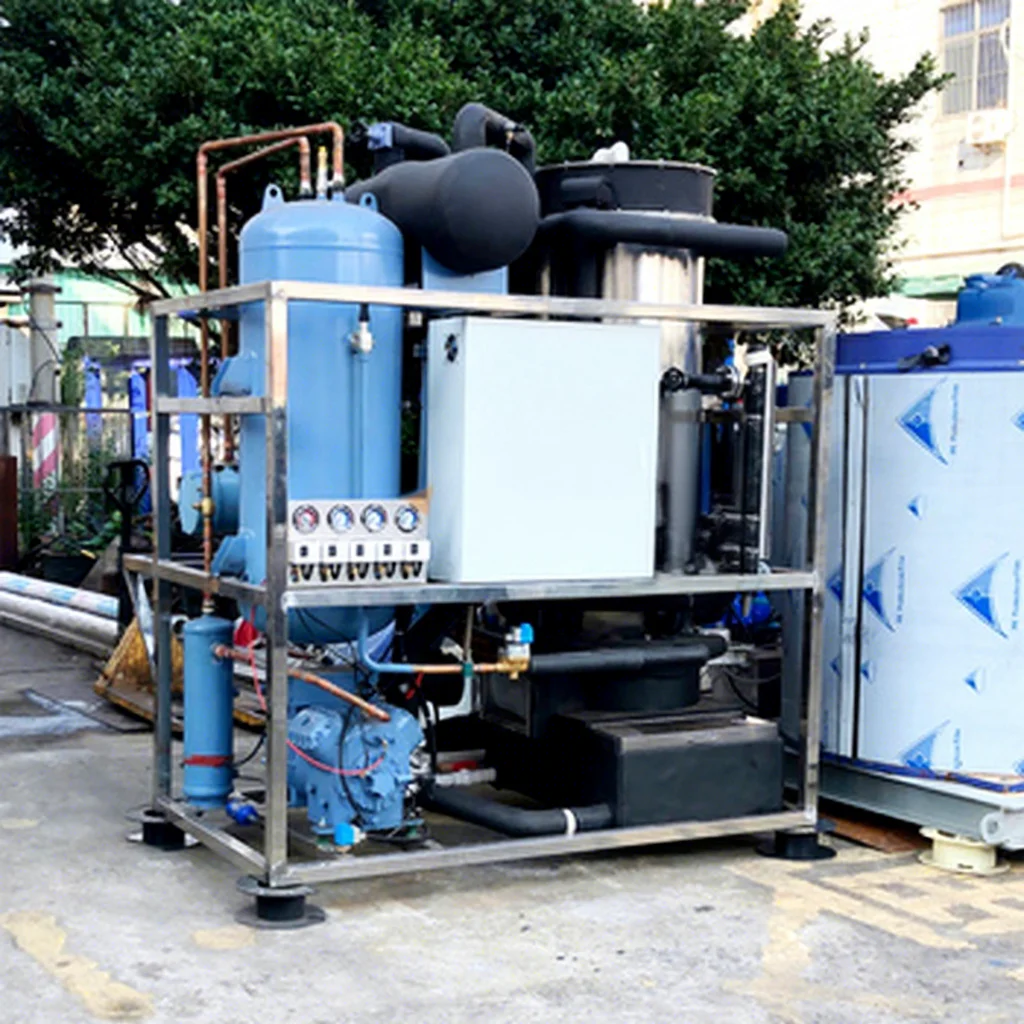 CE Certification 3 Ton 5 Ton Tube Ice Machine with Ice Packing Screw Conveyor
