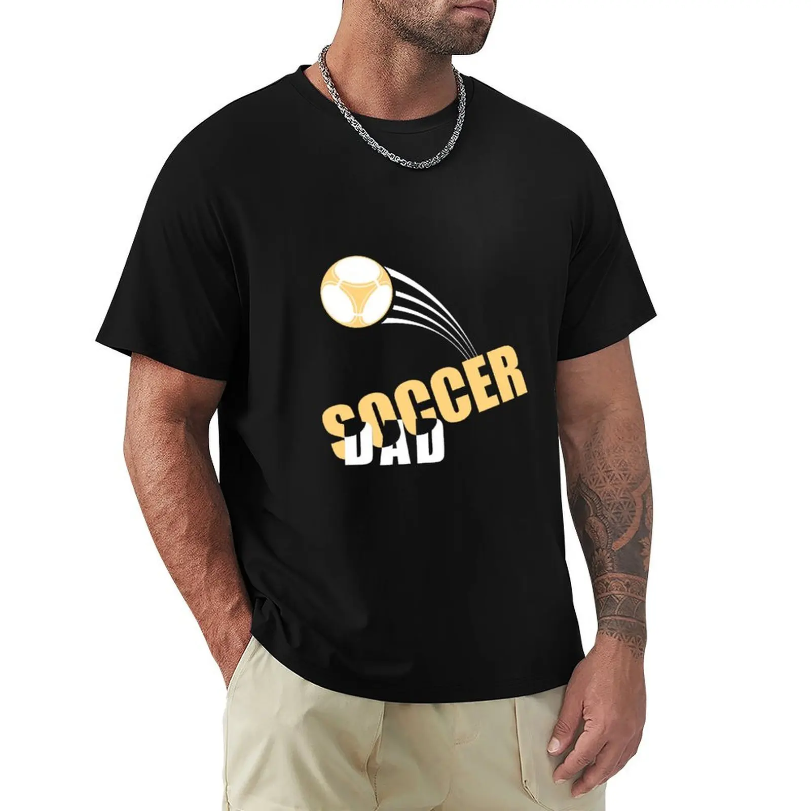 

Soccer Dad T-Shirt Aesthetic clothing plain boys whites Short sleeve tee plain t shirts men