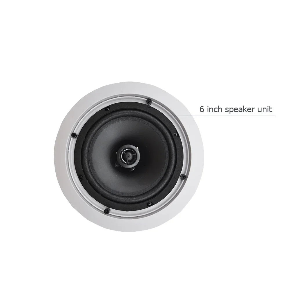 6 inch Ceiling Speaker Powerful 30W HiFi stereo Loudspeaker Home Theater Sound System Passive Background Music Audio Amplifier