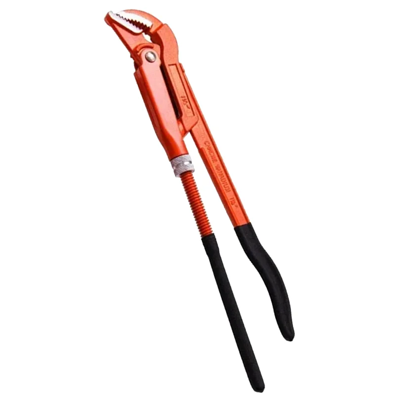 AB66-Eagle Point Pliers 1.5 Inch Quick Pipe Wrench, 45° Large Opening, Heavy Duty Plumbing Tool Hawkbill Pliers Pipe Pliers