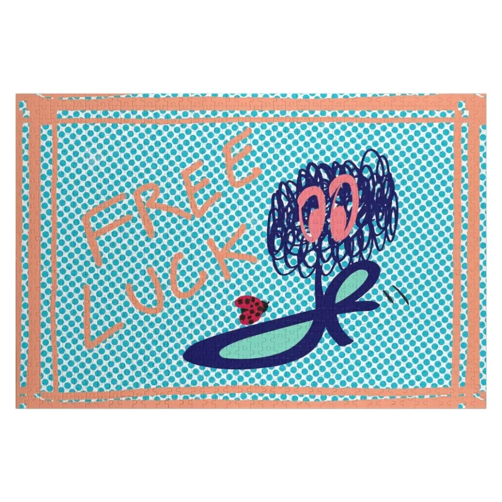 

Free Luck Coupon Jigsaw Puzzle Customized Kids Gift Custom Gift Puzzle