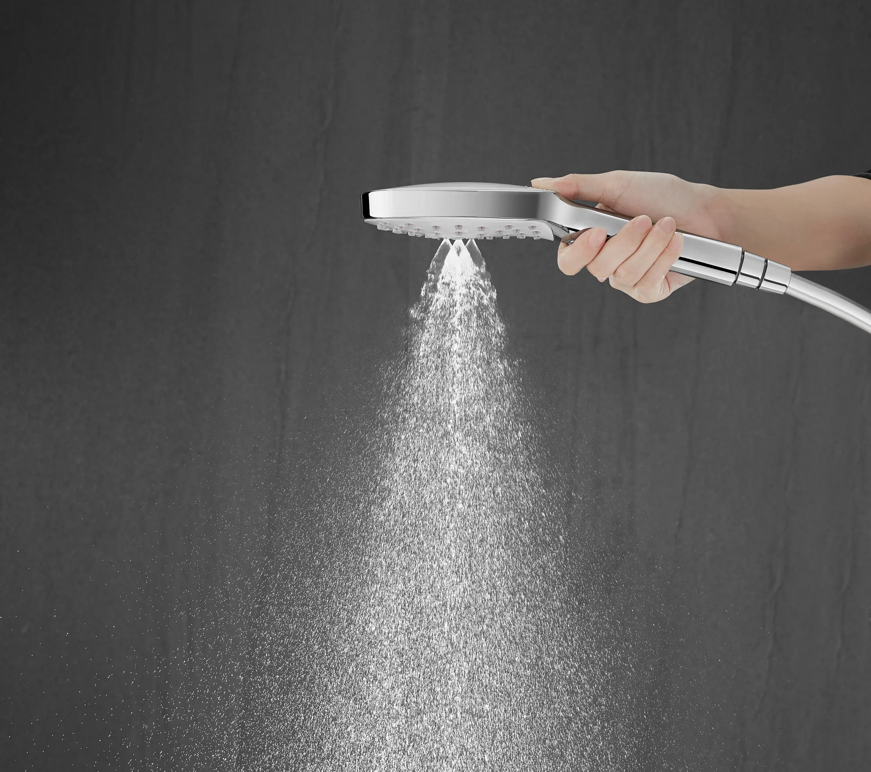 Vigoing 2025 neues Design Große Dusche, 3-Funktions-LED-Digitaldusche Coloshower Badezimmer-Duschset Badezimmer-Regendusche
