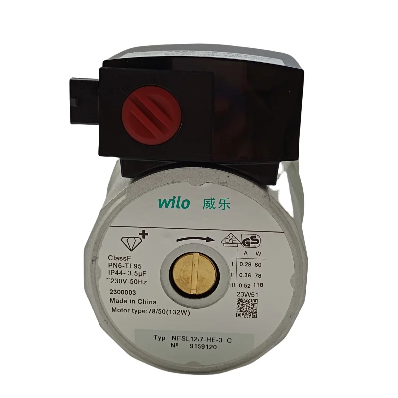 Gas Boiler Part Water Circulation Pump Motor for Wilo NFSL 12/5 12/6 12/7