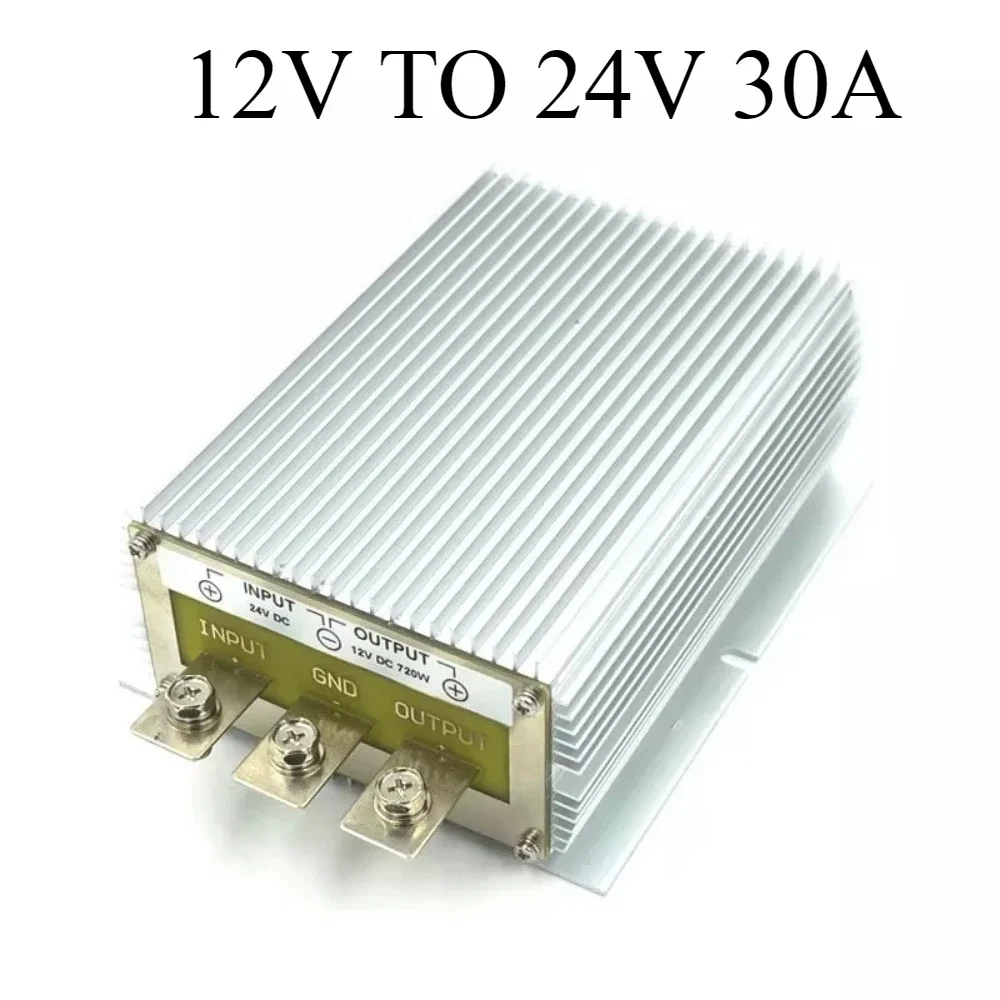 12V TO 24V 30A 25A 20A STEP UP DC DC POWER CONVERTER 30 AMP 720 Watt 12VDC TO 24VDC 30AMP VOLTAGE REGULATOR BOOST MODULE CE ROHS