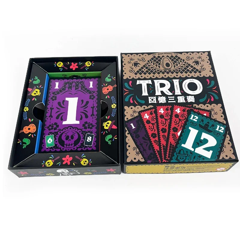 لعبة Family Trio Board Game، بطاقة استراتيجية متطابقة للأصدقاء والأزواج والأسرة، لعبة مثالية للترفيه الليلي لجميع الأعمار