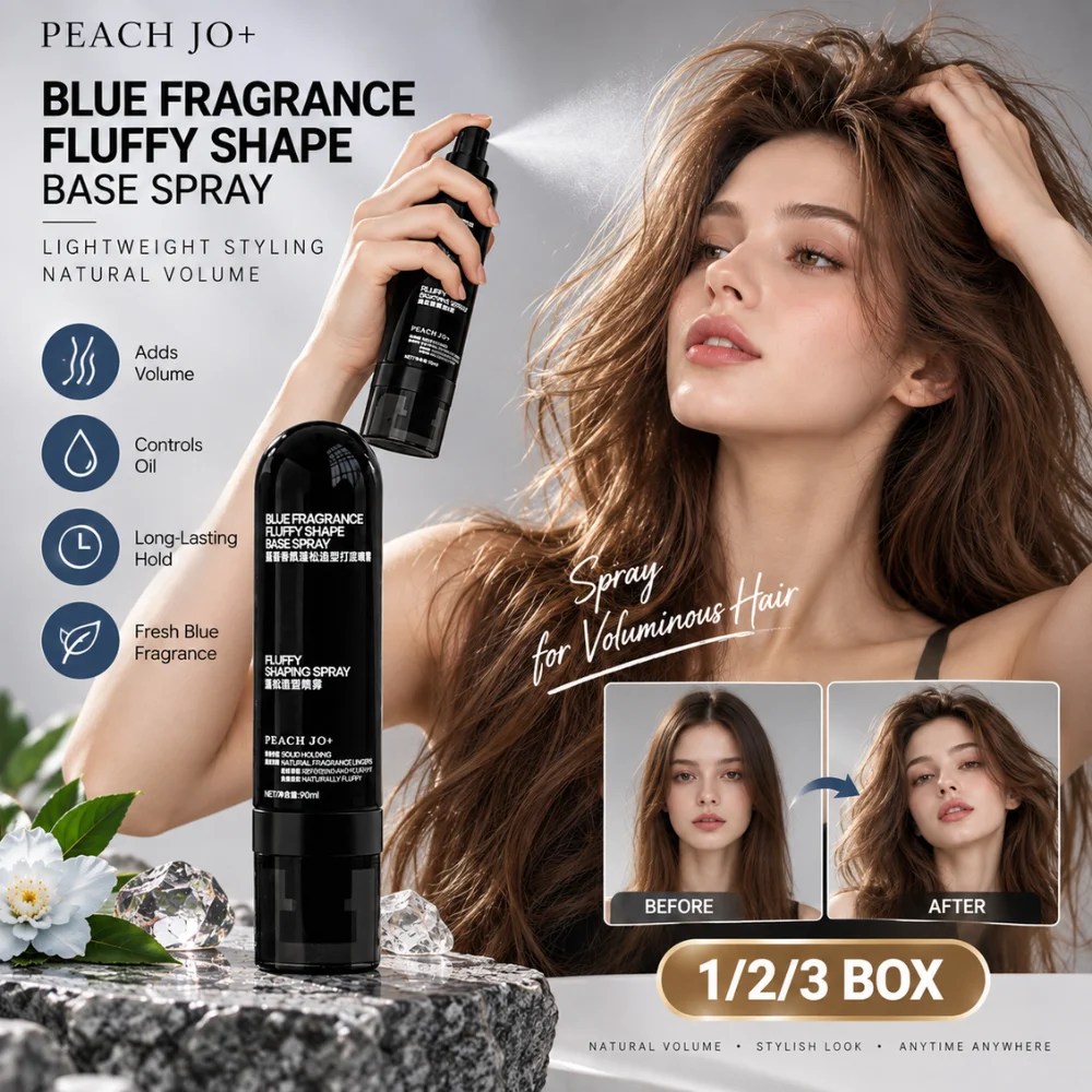 90ml Sea Salt Hair Volumizing Spray Oil Control Root Lift Lightweight Matte Styling Mist for Fine Flat Hair Natural Texture