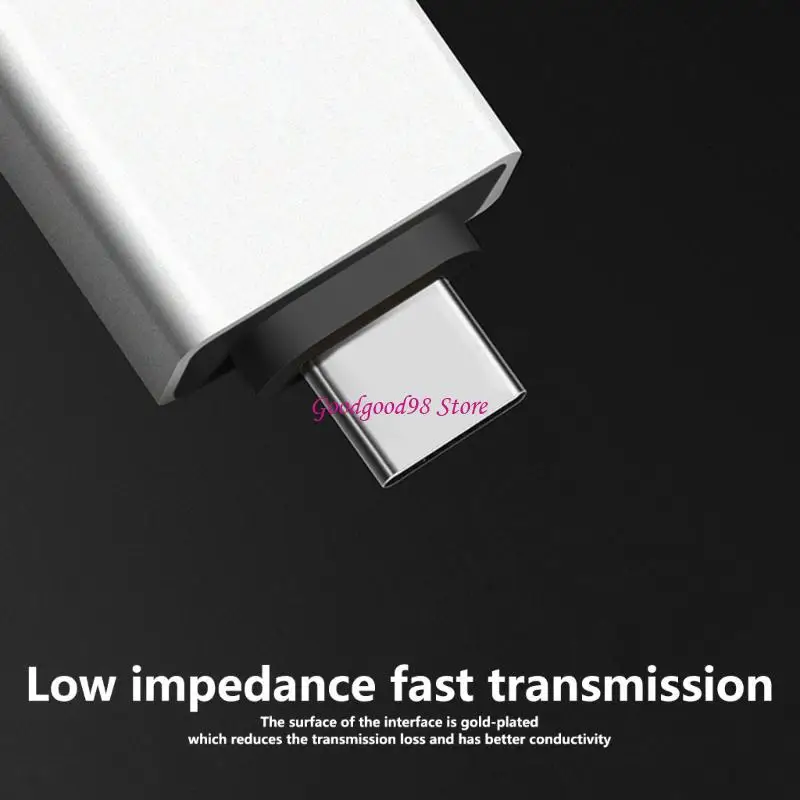 Pack Of 2 USB C to USB Adapter USB C Male To USB3.0 Female OTG Adapters