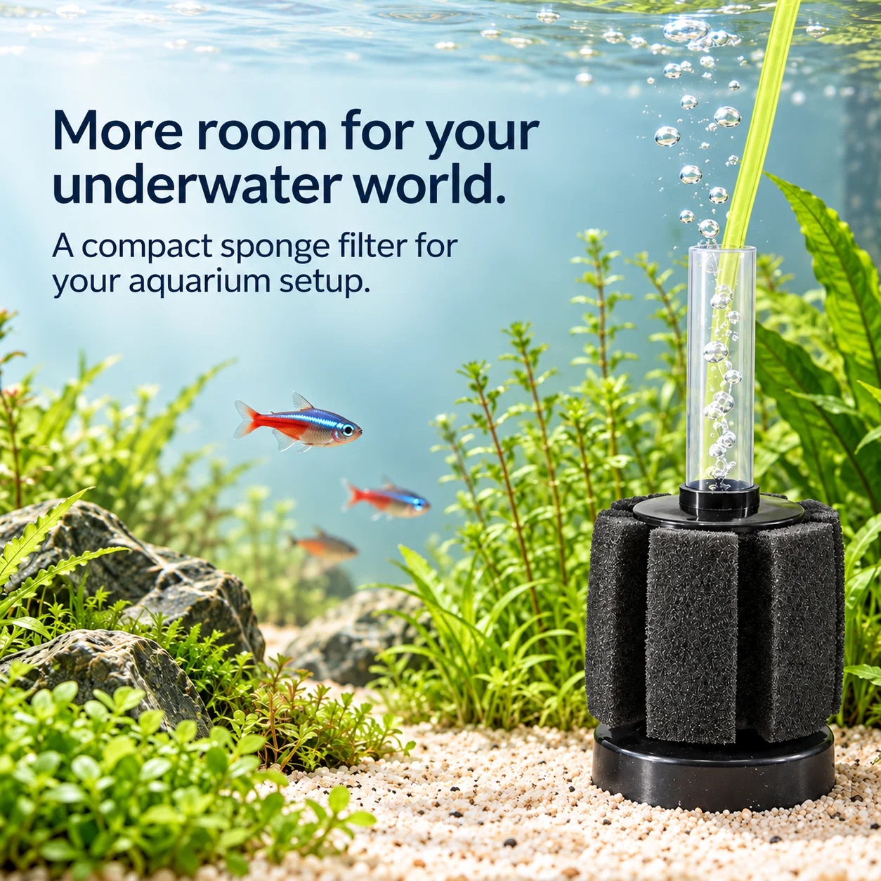 2PCS Aquarium Sponge Filter Ki - Betta Fish Tank 评论和价格