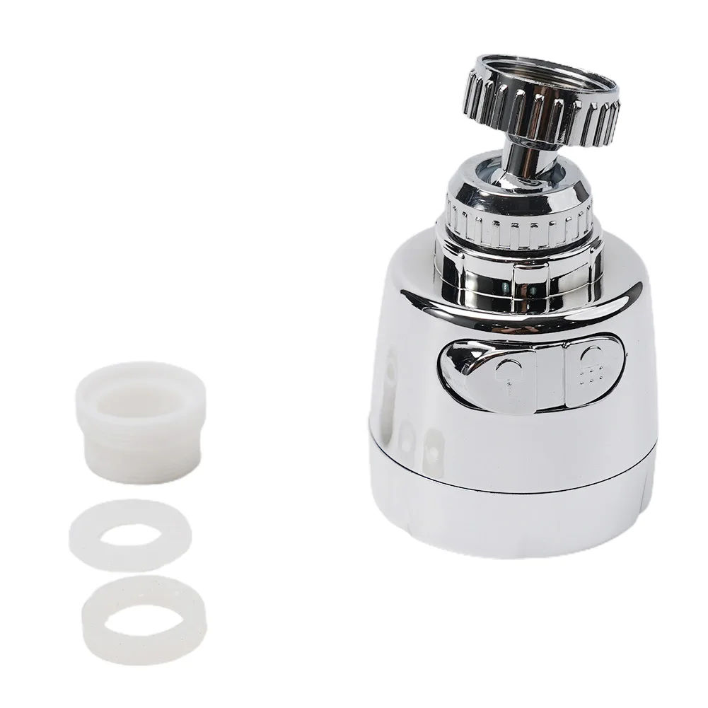 Home Swivel Extender Sprayer Sink Spray Water Saving Faucet Tap Head Anti Splashing Design Rubber Pads for Leakage Prevention
