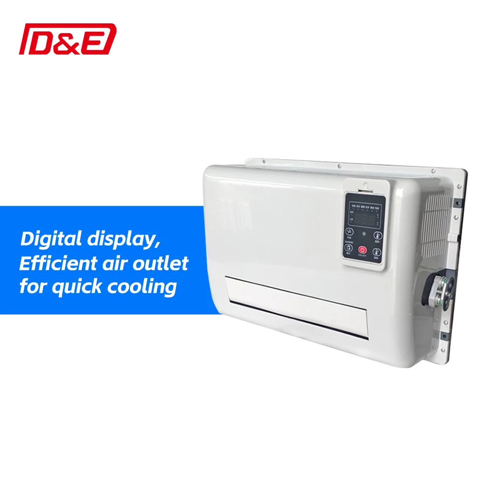 جديد وصول الكل في واحد 12 فولت 24 فولت التيار المتناوب نظام مكيف الهواء لوقوف السيارات على السطح لشاحنة RV تخييم متنقل تكييف الهواء #6