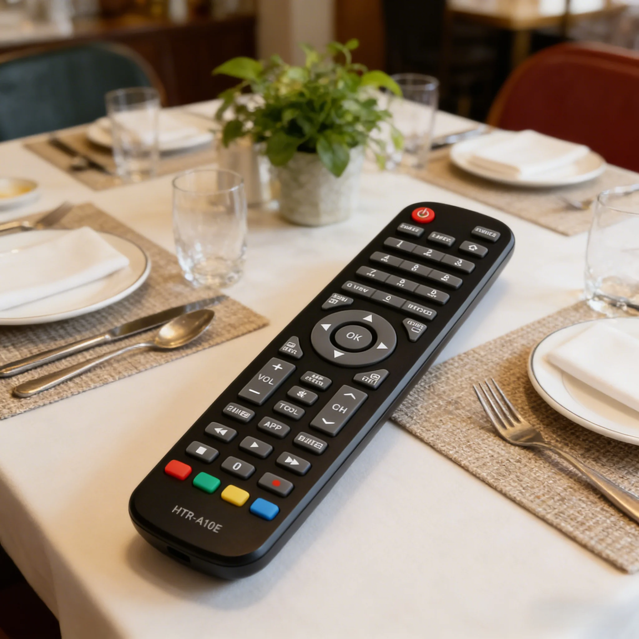 

New Replacement Remote Control HTR-A10E for Haier TV, Compatible with HTR-A10 HTR-A10H LE43K6000TF 32K60