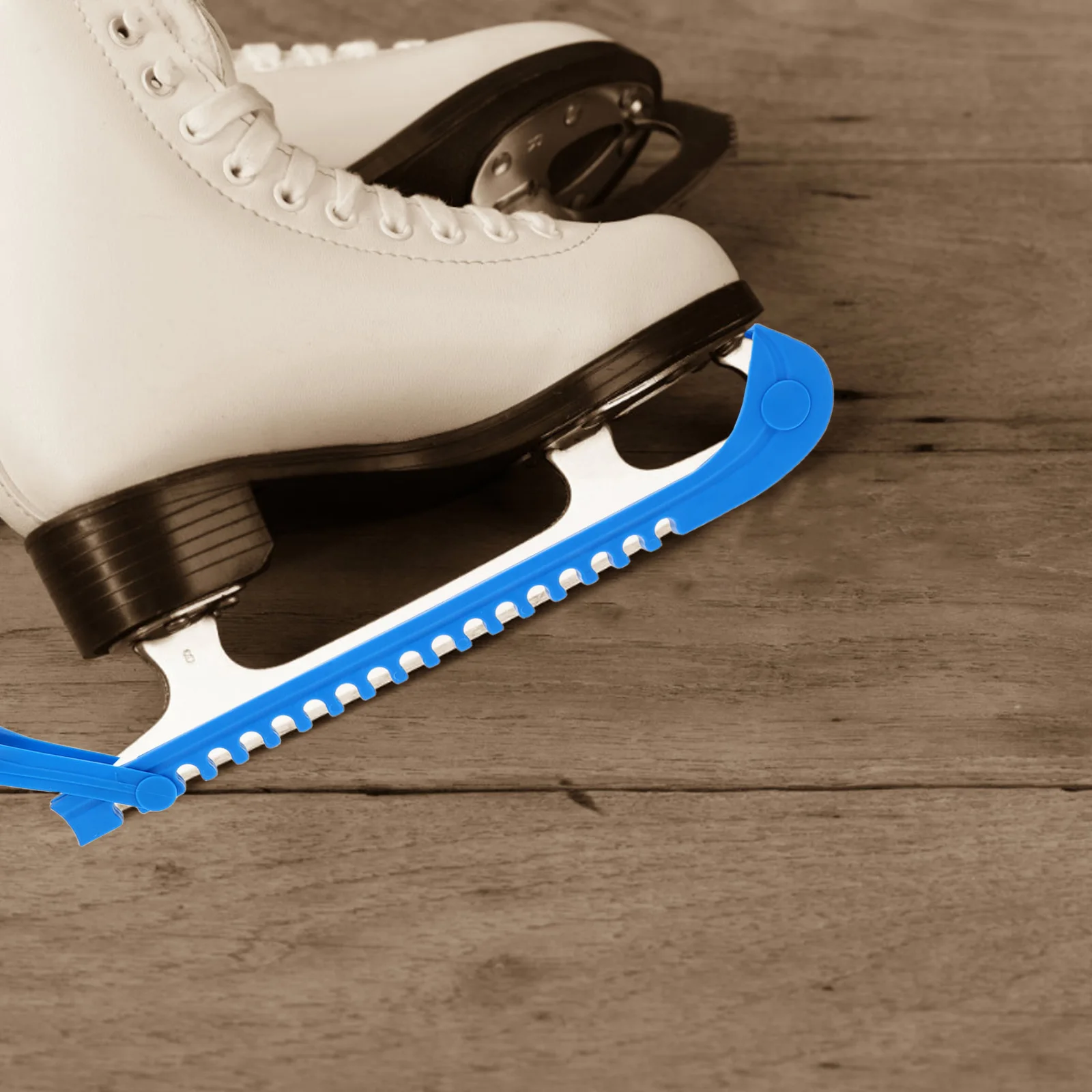 4 قطعة شفرة تزلج على الجليد قابلة للتعديل يغطي الحرس الواقي زلاجات الهوكي التزلج على الجليد اكسسوارات الشباب سكيت الحرس #2