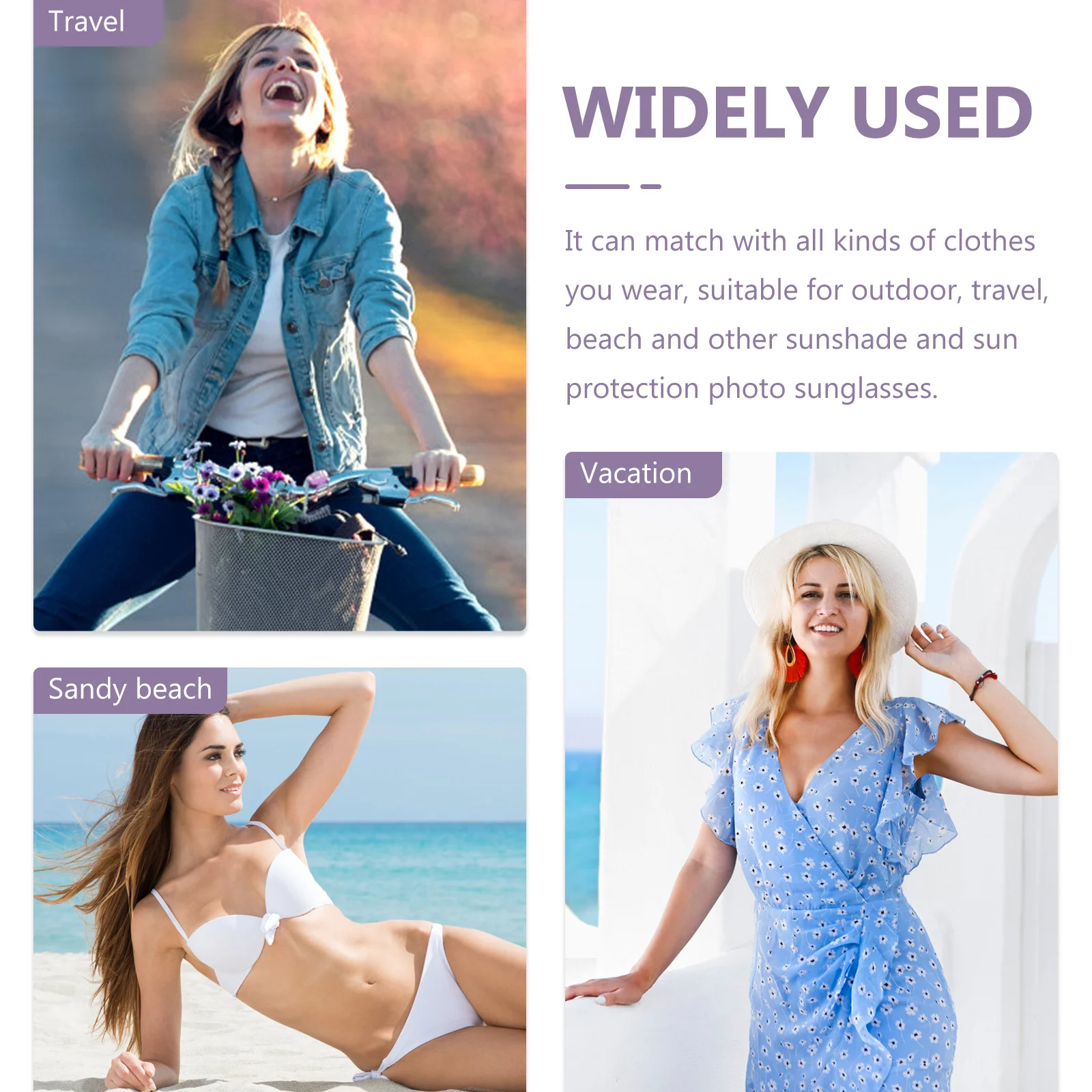 

1Pcs Durable Rhinestone Sunglasses Stylish Driving Glasses Outdoor Photo Prop Black Classic Women Glasses Stylish Sunglasses