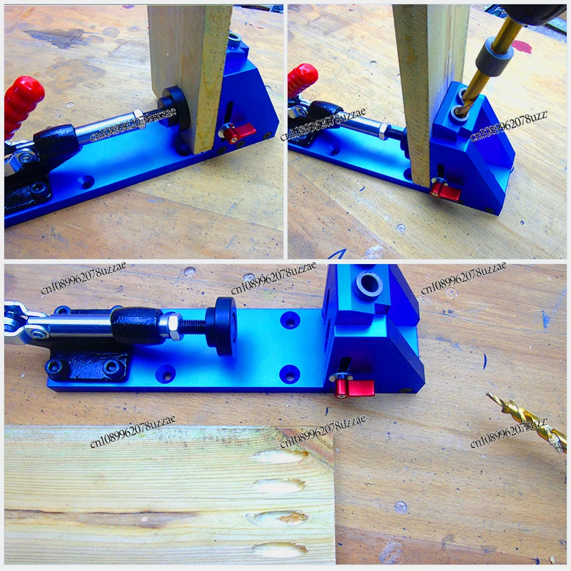 XK-2 Posizionatore di fori obliqui per la lavorazione del legno Lega di alluminio Perforatrice per fori obliqui Pannello per mobili Perforazione di fori Artefatto di posizionamento