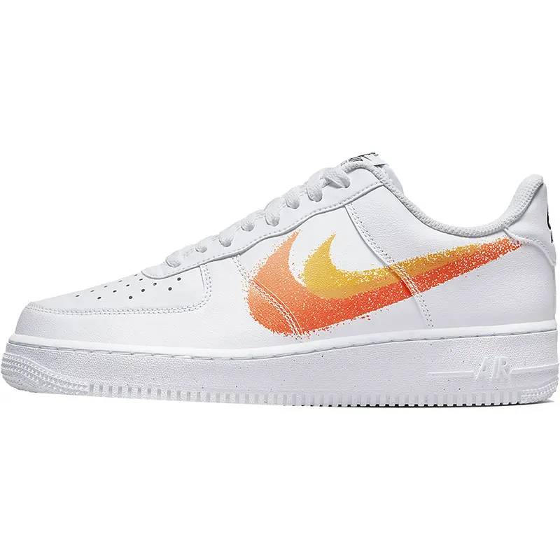 حذاء Nike الأصلي AIR FORCE 1 '07 بخطاف مزدوج للرجال والنساء للرياضة والترفيه FJ4228-100