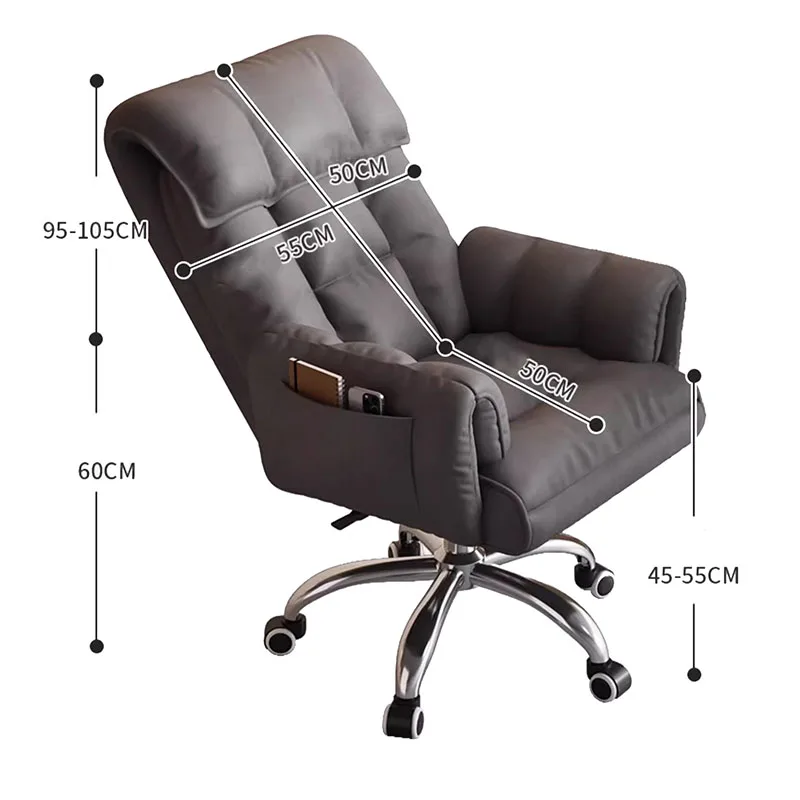 Italian Unique Office Chair Cushion Retro Style Luxury Relax Gaming Chair Ergonomic Modern Chaises De Bureau Home Furniture