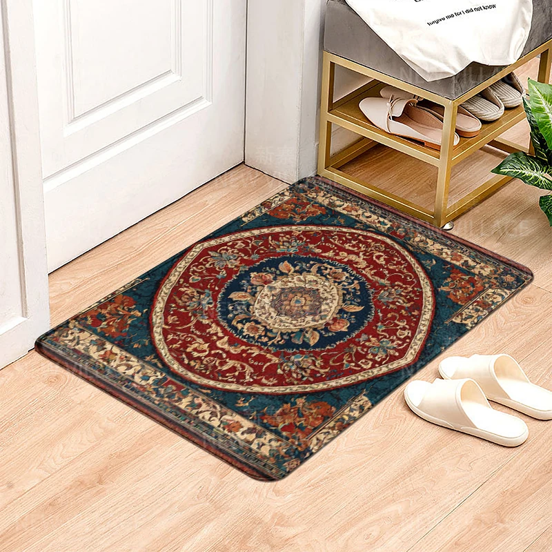 House entrance carpet Home door mat Modern Nordic style Room Bath Foot bathroom non-slip Kitchen water absorption rugs Abstract