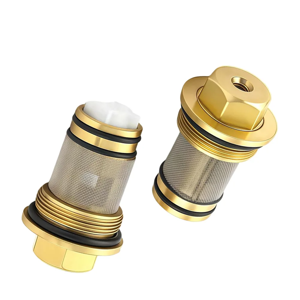 2Pcs Brass Check Valves Backflow Preventer For GROHE Thermostat System Replacement Check Valve For Bathroom Sink Faucets