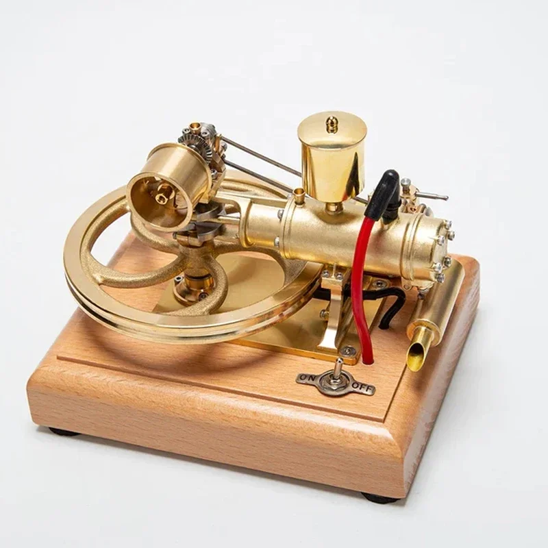 

Horizontal Engine Model Metal Single Cylinder Four Stroke Internal Combustion Engine Model with Base Toys Adult Gift