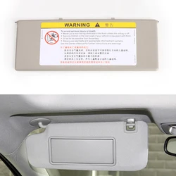 Car Sun Visor Shade Mirror Makeup SunShade Cover For Peugeot 408 508 3008 4008 5008 For Citroen C5 C6 C5X Auto ABS Accessories