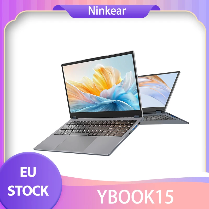 Ninkear YBOOK15 2-in-1 Laptop 360° Flip 15.6-inch 1920*1080 Touchscreen AMD Ryzen 3 3200U 2 Cores Max 3.5GHz 16GB RAM 512GB SSD