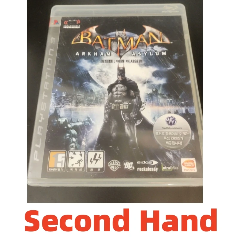 PS3 لعبة اليد الثانية CD باتمان Arkham Asylum بلاي ستيشن 3 لعبة أقراص ألعاب Ps3 باتمان Arkham Asylum