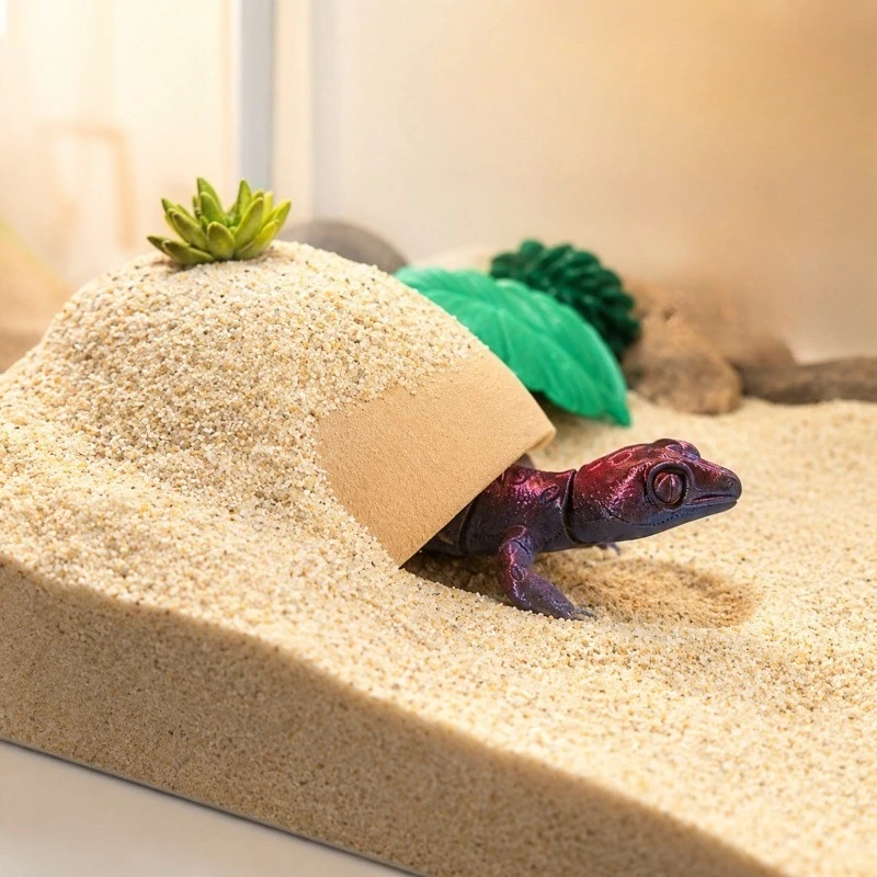 3Dプリント製爬虫類隠れ家洞窟シェルターボックス、レオパード - 3D Printing Lizard のレビューと価格