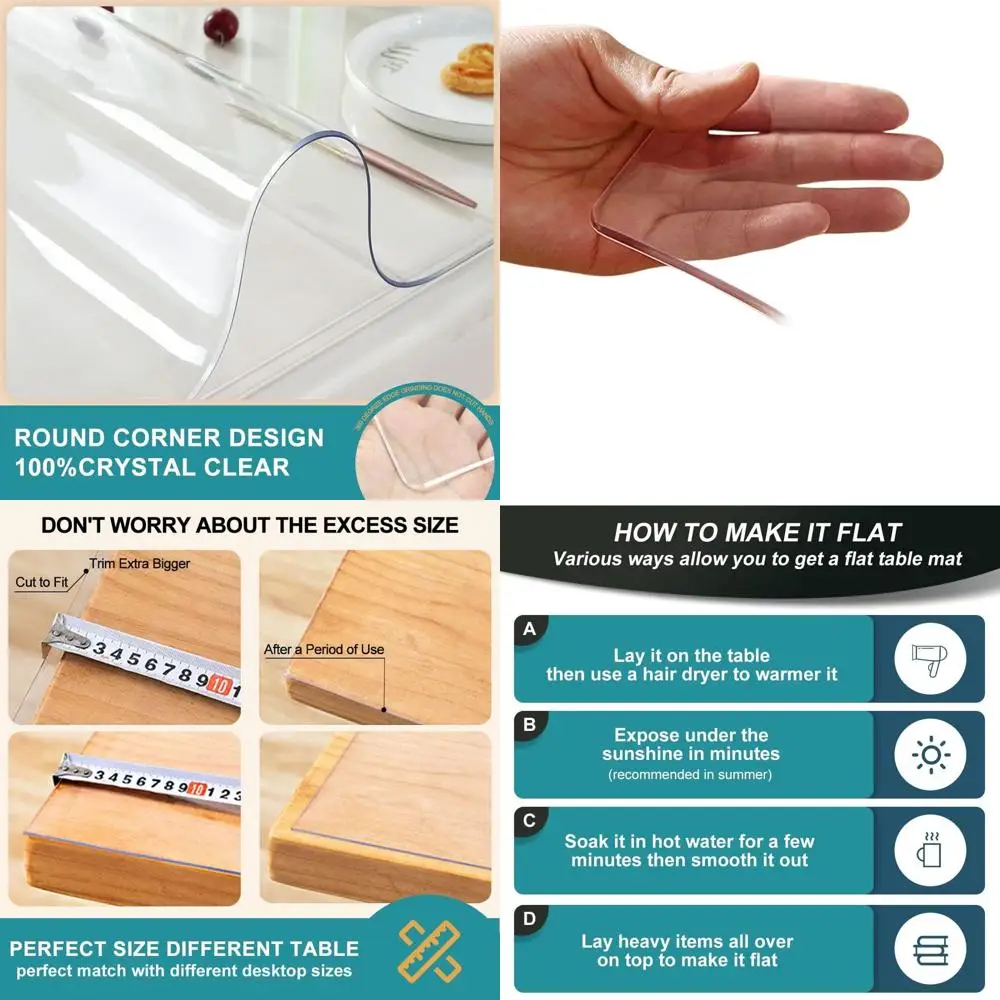 54 Round Clear Pvc … - image