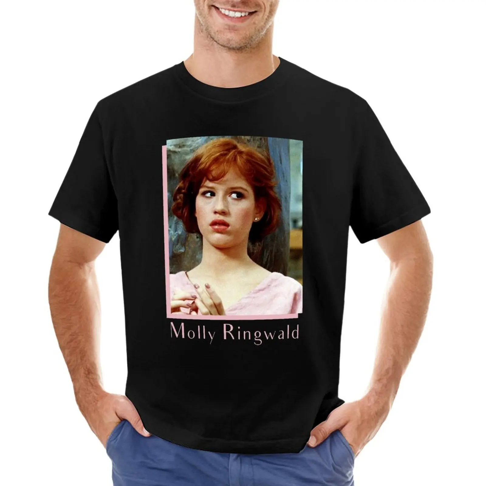 Molly Ringwald T-Shirt kawaii clothes summer clothes Anime t-shirt funny t shirt designer t shirt men