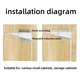 LY -120 Mall Electronic Latch Lock With Door Magnetic Signal Feedbacklock Tongue Anti pryingmagnetic disconnection unlocking image 2