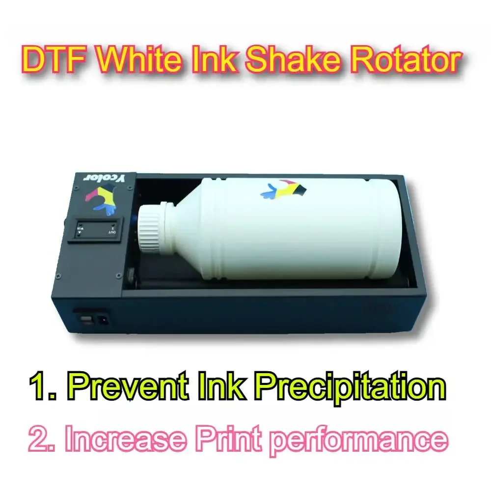 

Automatic DTF Ink Shake Rotator Prevent Ink Precipitation Avoid Sediment Deposition DTG White Ink Shaker Device Rotate Rolling