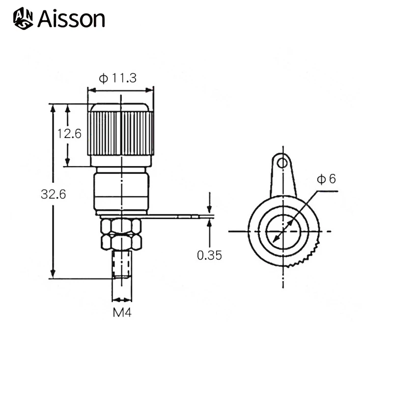 5/10pcs Banana Blocks  Amplifier Terminal Binding Post Banana Plug Jack Panel Mount Connector JS-910B Red Black