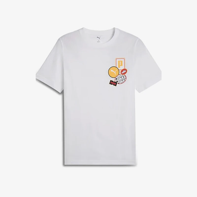 Puma Genuine ICON TEE Men's Casual Fashion Print Breathable Short-Sleeve 688949-02