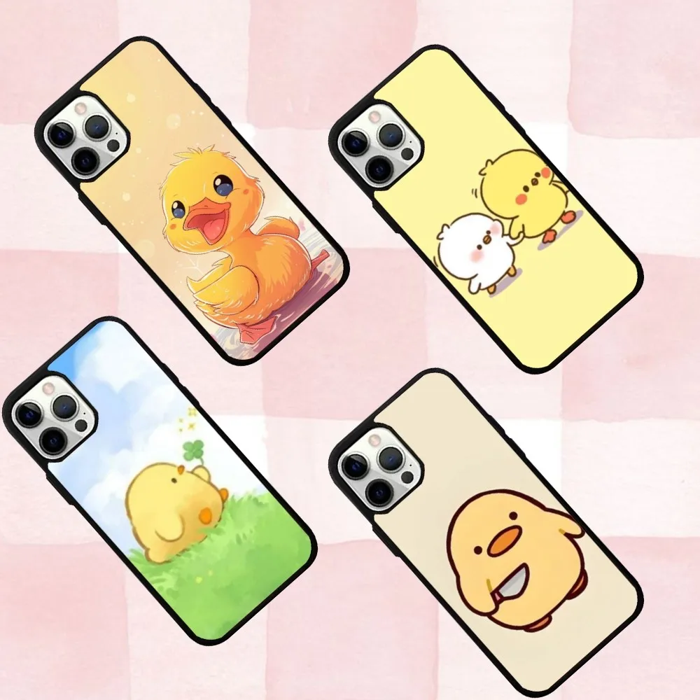 

Cartoon Duck Phone Case For IPhone 16,se4,15,Pro,Max,Case 14,Plus,13,12,11 Magesafe Magnetic Wireless Charge Cover