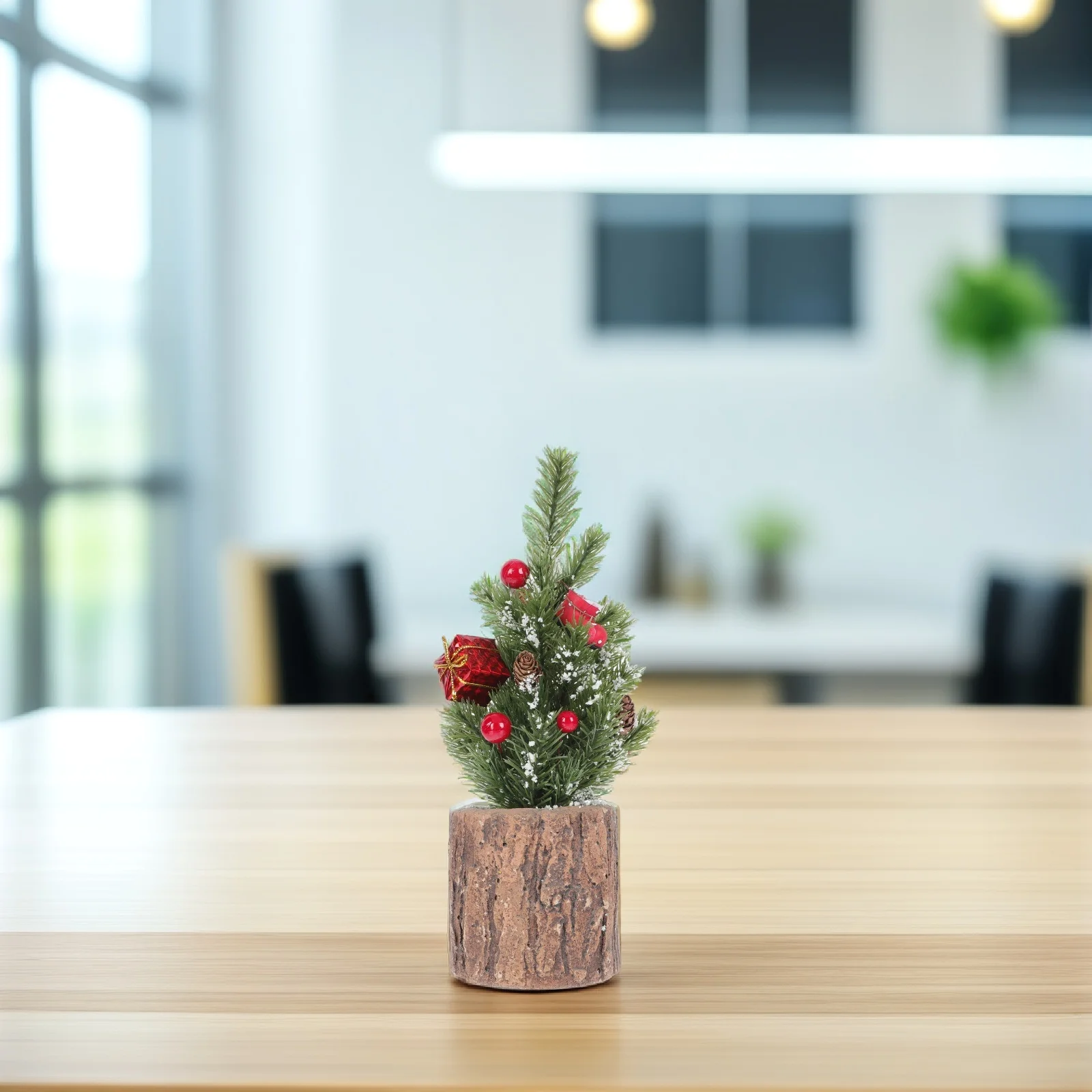 

Christmas Potted Plant Decor Artificial Plants Xmas naments Holiday SceneDecorations Christmas Decor Festival Atmosphere Living