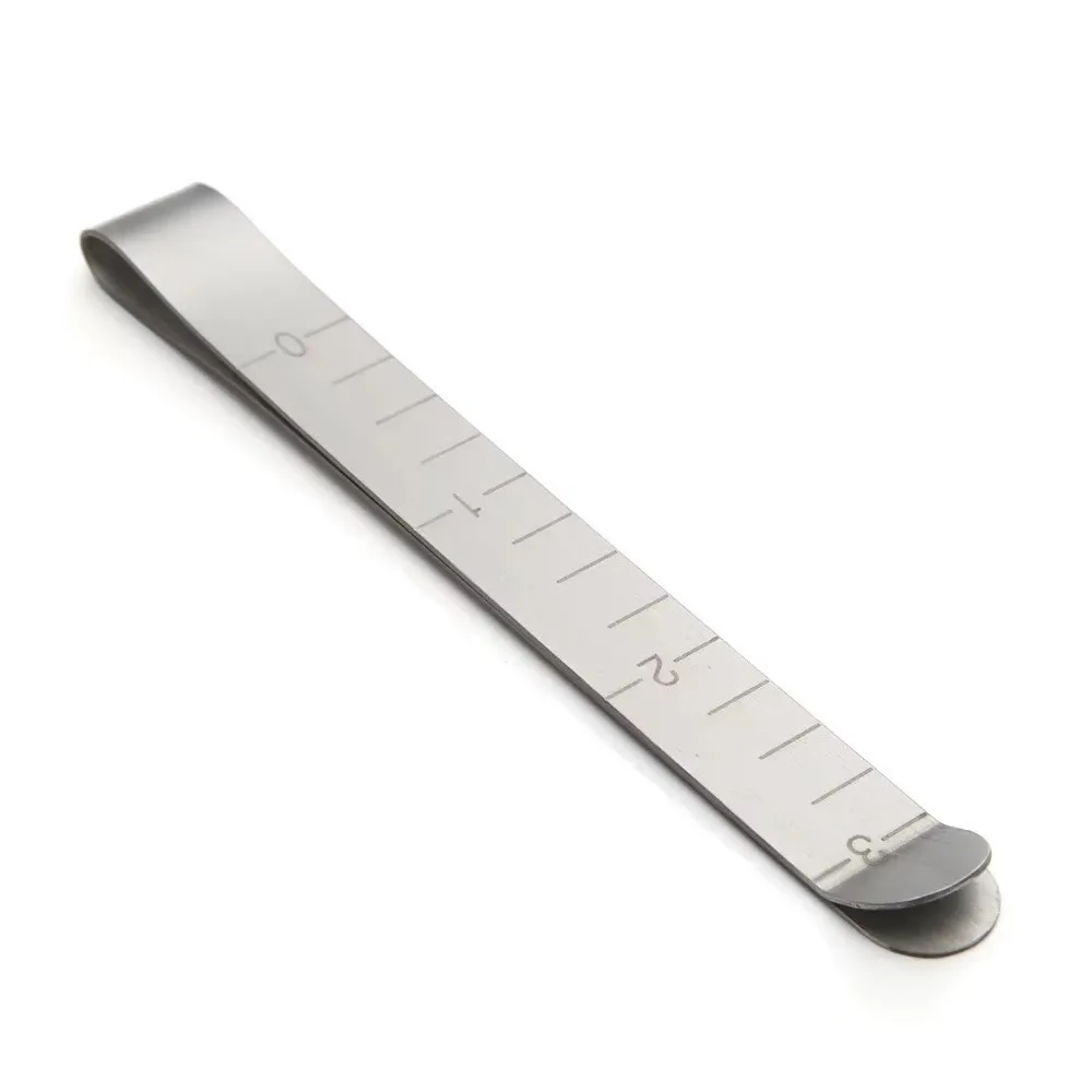 Stainless Steel Sewing Clip DIY Sewing Metal Hemming Clips Practical Measurement Ruler Sewing Supplies